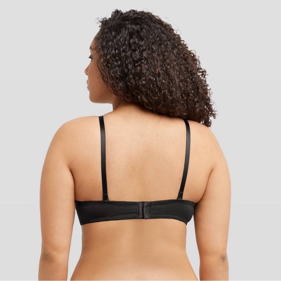 Maidenform Self Expressions Women’s Convertible Push-up Lace Wing Bra Black 34A - Picture 4 of 5